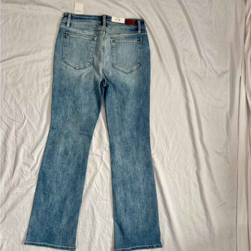 Judy Blue Mid Rise Boot Cut Size 11 30 denim jeans - Picture 4 of 4